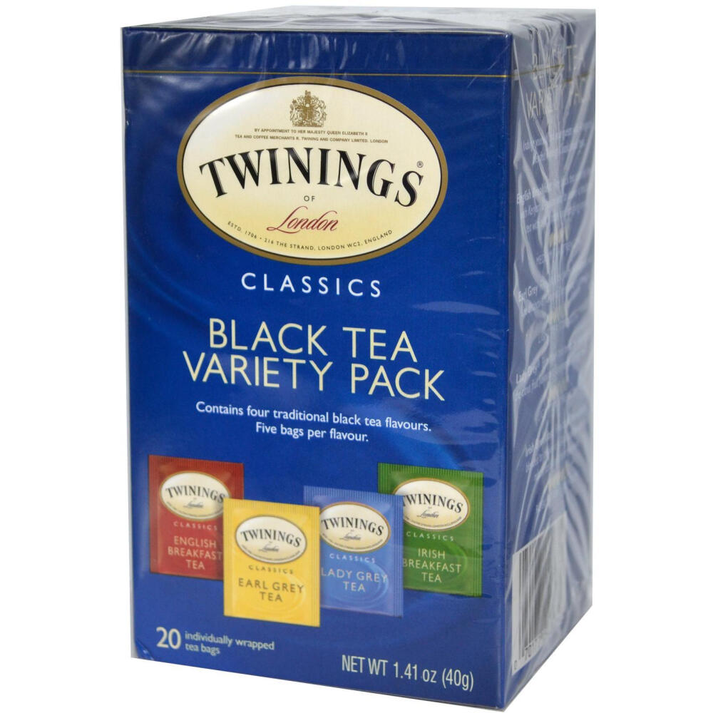 美国进口 Twinings英国川宁经典红茶 多种口味组合包装 20包