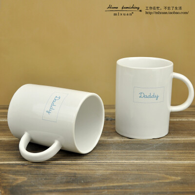 欧美尾单 M&amp;amp;S(马莎百货) Daddy爸爸 陶瓷马克杯 对杯 情侣杯 咖啡奶茶杯，父亲节礼物首选！