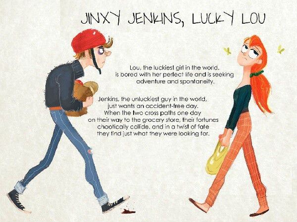 【温馨搞笑动画《Jinxy Jenkins, Lucky Lou》】一个倒霉的男生，遇上一个幸运女生，从此两人的世界都变得不再一样！短片荣获2014美国Blue Plum动画节评委选择奖，《倒霉爱神》动漫版，萌到心化~http://v.youku.com/v_show/id_XNzQ4ODkzMTQw.html