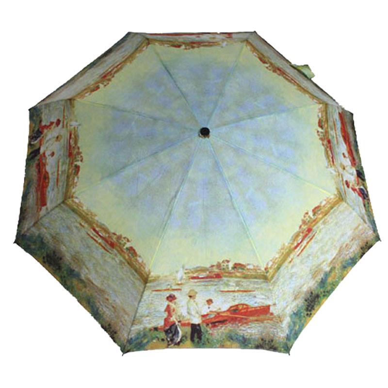 雨の谜时尚复古梵高雷诺阿莫奈油画伞三伞晴雨伞叠小清新
