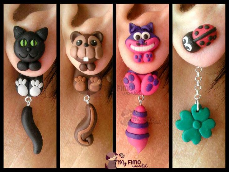 Polymer clay earrings! There would be cute for little girls!