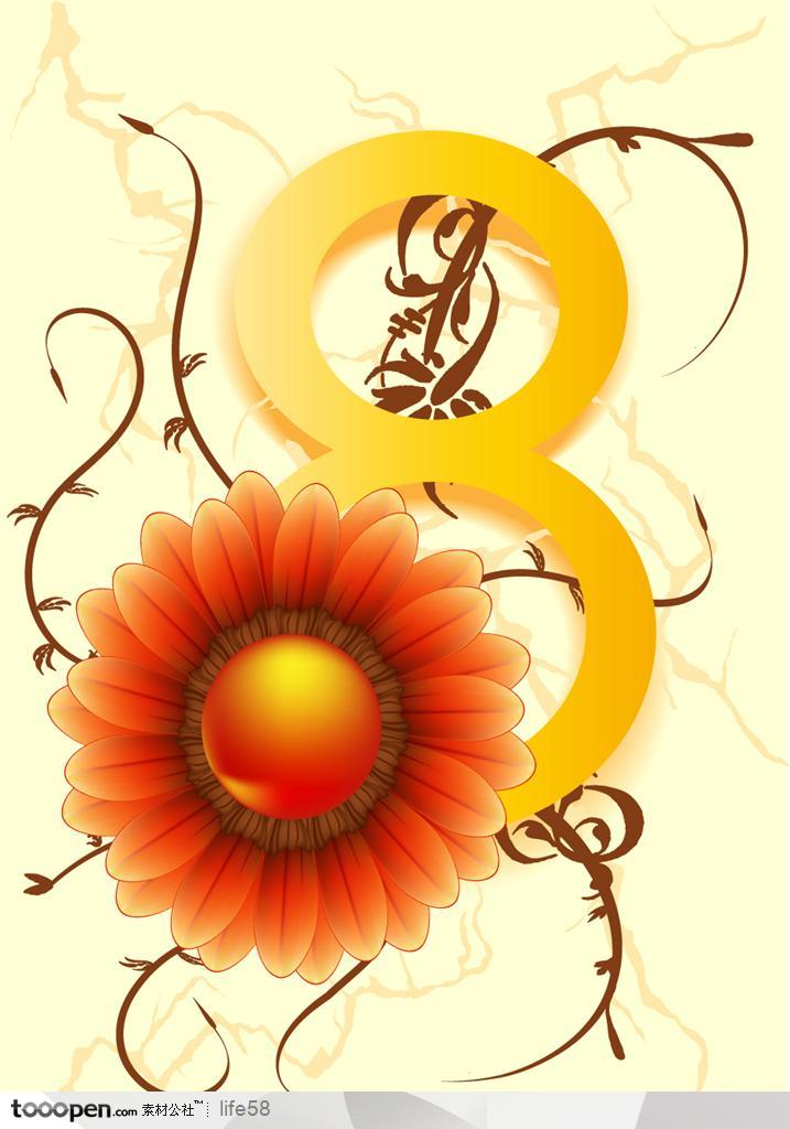 时尚潮流花纹底纹传统元素图案主题矢量背景素材