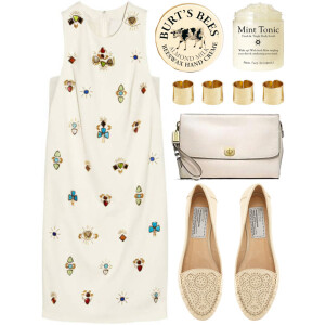 A fashion look from June 2013 featuring leather flats, dries van noten jewelry and Burt's Bees. Browse and shop related looks.