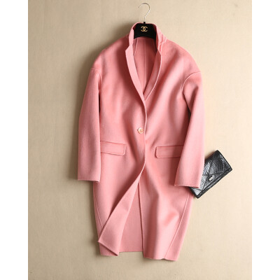 原单，意大利双面羊毛羊绒面料。双面羊绒大衣一向是我的最爱，它既轻且暖，给你一个冬天保温的时尚，尤其像我这样的微胖界人士，从来不想为了保暖，就把自己裹的臃肿。