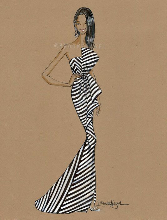 时尚插画时装手绘赞评论更多