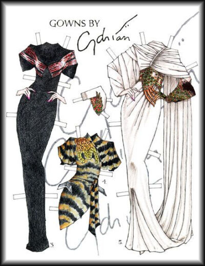 Gowns by Adrian