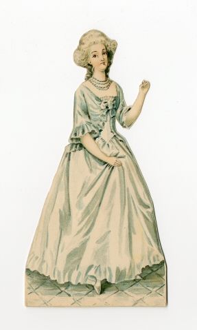 86.3095: Marie Antoinette | paper doll | Paper Dolls | Dolls | National Museum of Play Online Collections | The Strong