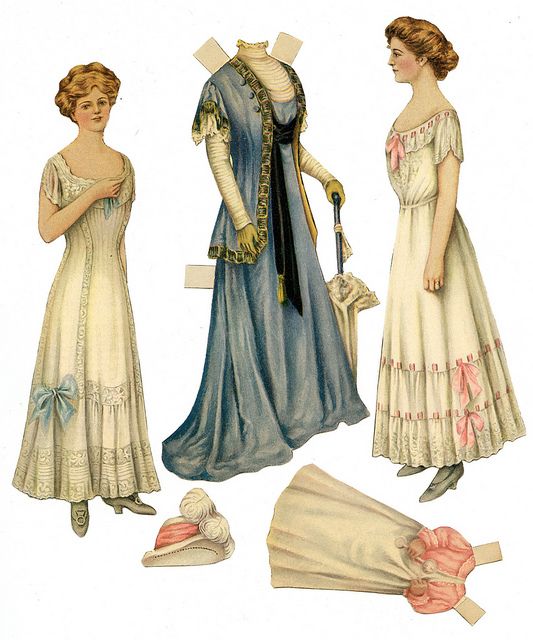 Mrs. Higgersons paper dolls by dd21207, via Flickr