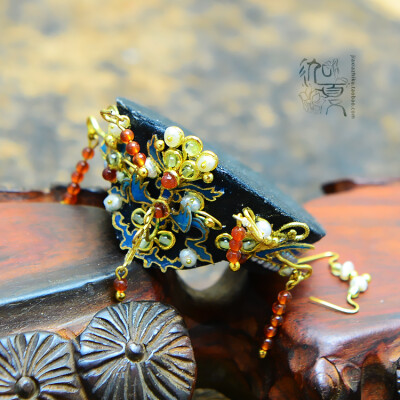 【迦夏】obitsu/6分小头娃娃 等古装清装头饰 钿子 梦点尘(展示)