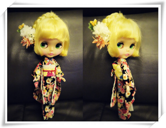 二手 blythe、azone、licca等6分尺寸和服定制