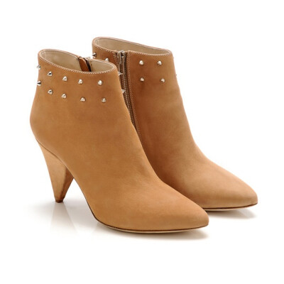 Tilly Rivet Bootie - Loeffler Randall: Love the triangle heel.