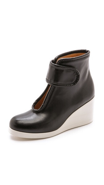 MM6 Maison Martin Margiela Velcro 坡跟靴