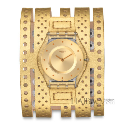 斯沃琪 (Swatch) 2014夏季夏日经典系列腕表金色弥漫腕表