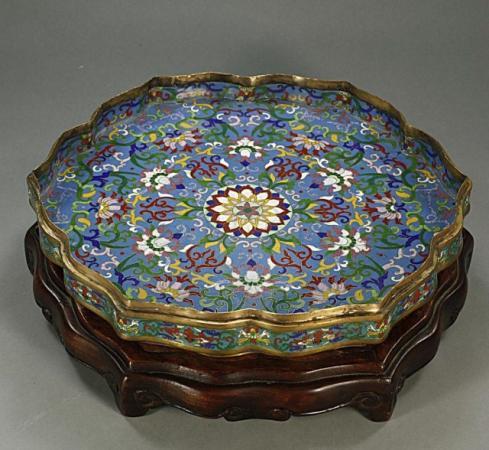 ANTIQUE CHINESE CLOISONNE ENAMEL BOX