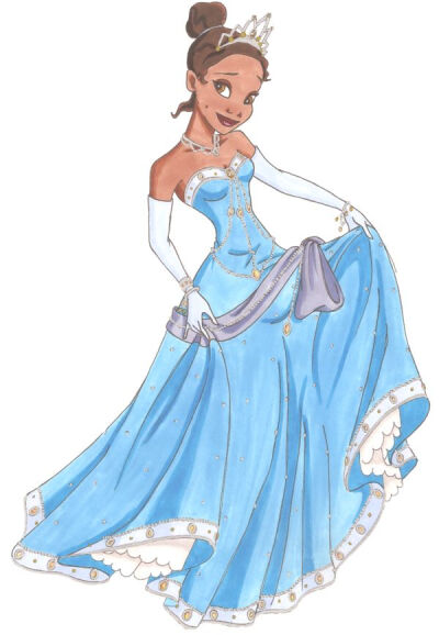 Disney Glamour 2009 Tiana by =Sil-Coke on deviantART