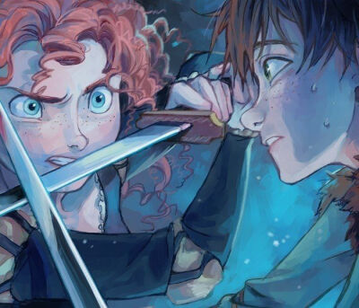 Merida and Hiccup... Could this be any more awesome?