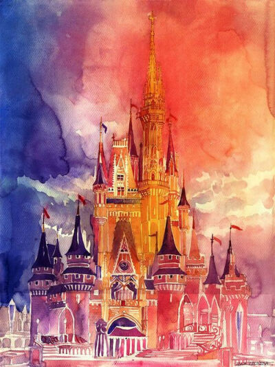 Disneyworld Cinderella Castle