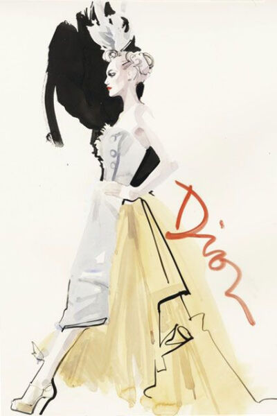 Decoy Magazine: David Downton - Couture Voyeur