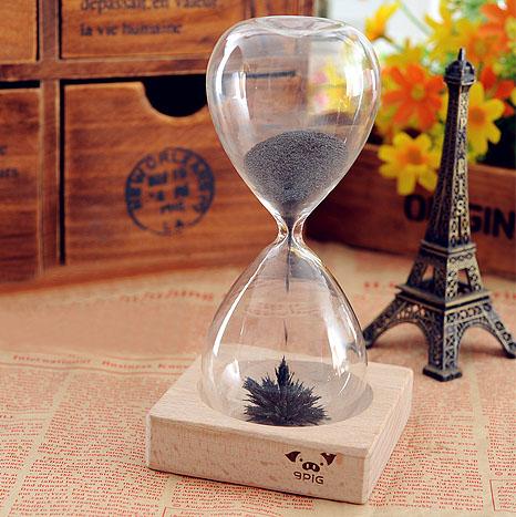 生日礼物创意礼品时光沙漏Magnet Hourglass创意玻璃磁力沙漏