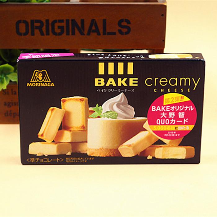 日本进口巧克力零食 森永14年秋BAKE creamy 浓厚芝士巧克力