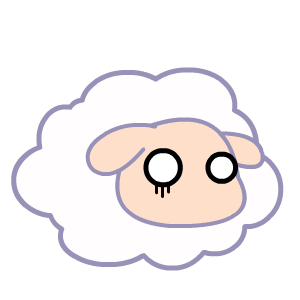 查看《黑眼羊——翔通动漫原创表情》原图，原图尺寸：300x300