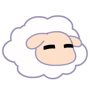 查看《黑眼羊——翔通动漫原创表情》原图，原图尺寸：300x300