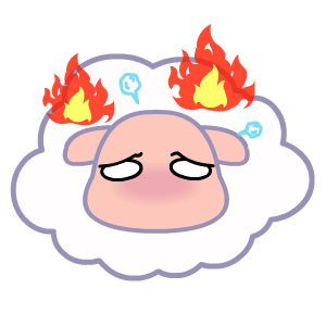 查看《黑眼羊——翔通动漫原创表情》原图，原图尺寸：300x300