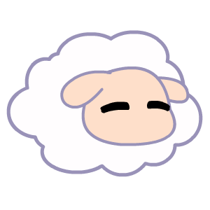 查看《黑眼羊——翔通动漫原创表情》原图，原图尺寸：300x300