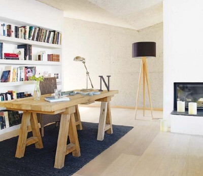宜家风格、书桌