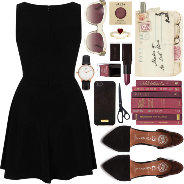 A fashion look from July 2014 featuring black cocktail dresses, high heel pumps and travel purse. Browse and shop related looks.