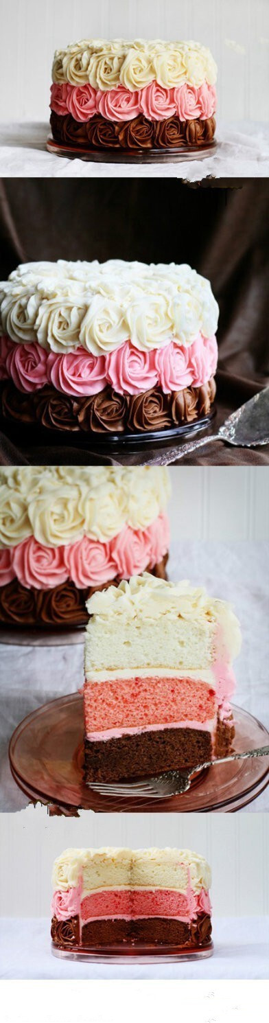 用甜蜜的味道征服每个人的味觉，那不勒斯玫瑰蛋糕就可以做到 。