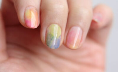 Jelly Watercolour Nails