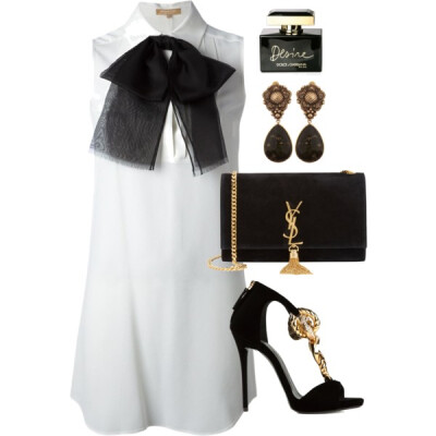 A fashion look from November 2014 featuring shirt dress, open toe stilettos and black handbags. Browse and shop related looks.