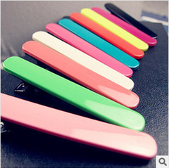 糖果色彩色磨砂BB夹