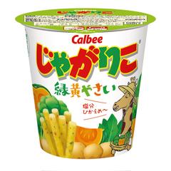 日本进口零食 卡乐比calbee 杯装薯条 南瓜西兰花菠花土豆条 4789