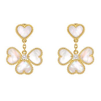 Van Cleef &amp;amp; Arpels Effeuillage Drop Earstuds