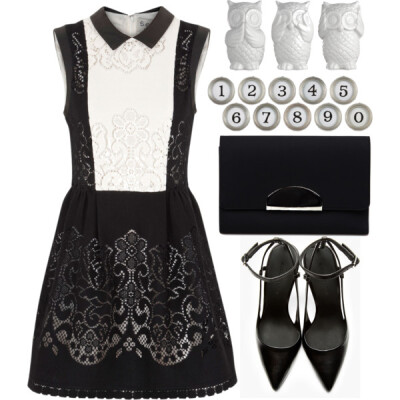 A fashion look from April 2014 featuring floral circle skirt, leather pumps and lambskin handbag. Browse and shop related looks.