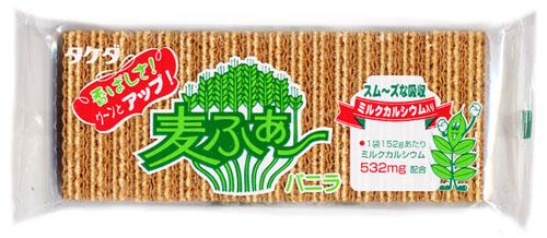 日本进口零食品 竹田 小麦胚芽 威化饼干 含丰富营养 152g 2107