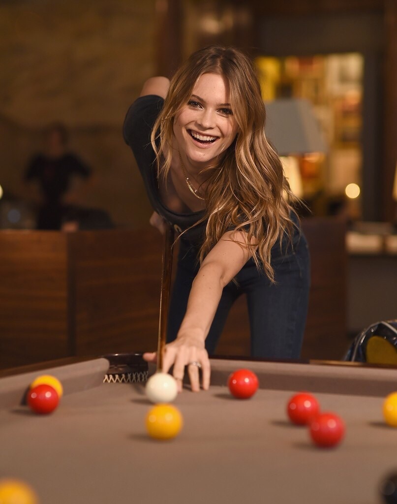 Victoria's Secret model Behati Prinsloo attends Victoria's Secret Angels at The London Edition Hotel on December 1, 2014 in London, England