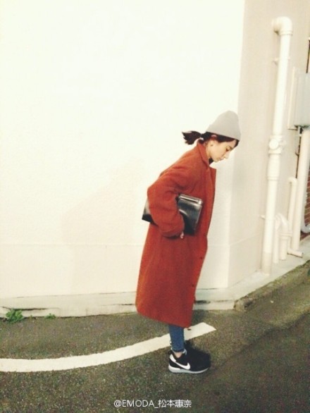 #EMODA# #松本恵奈# 20141016_OUTFIT，外套推薦