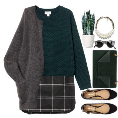 A fashion look from December 2014 featuring Acne Studios, blue shirt and black skirt. Browse and shop related looks.