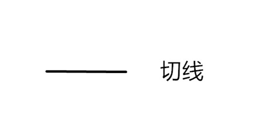 ①黑色实线 这个没有别的含义，黑色实线就是刻~~~