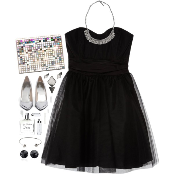 A fashion look from November 2014 featuring black dress, Abercrombie &amp;amp; Fitch and high heel shoes. Browse and shop related looks.