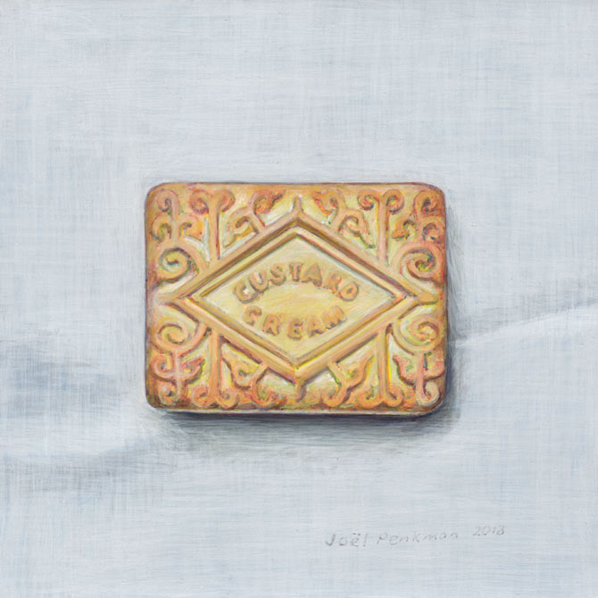 Joel Penkman 手绘甜食， Custard cream