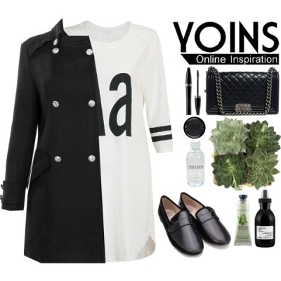 A fashion look from November 2014 featuring trench coat, vegan shoes and black evening handbags. Browse and shop related looks.