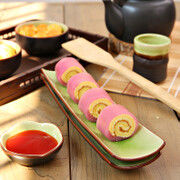 NDP 寿司盘 景德镇日式陶瓷餐具 长方盘子 创意冰裂釉 韩式寿司盘
