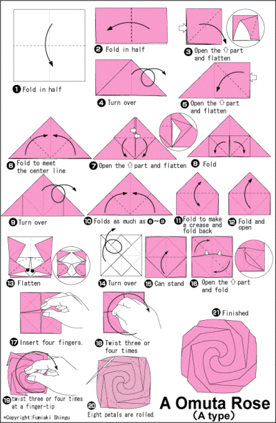 Money Origami Instructions for Beginners | ... papiroflexia advanced origami rose pattern origami rose crease pattern