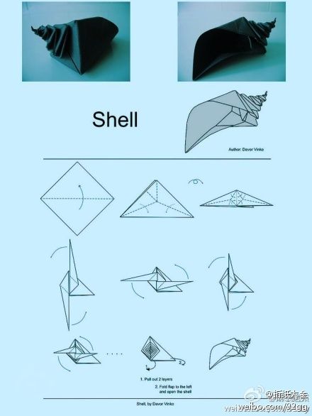 Origami Shell Folding Instructions