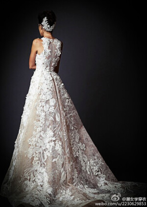 KriKor Jabotian Haute Couture Fall-Winter 2014 这才叫婚纱嘛！