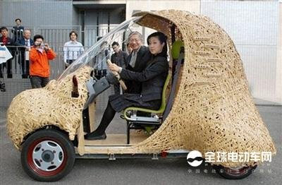 这车真的能开吗？用竹子编的电动汽车！
